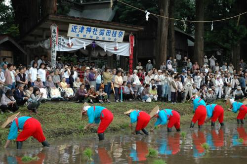 近津神社の中田植に関するページ