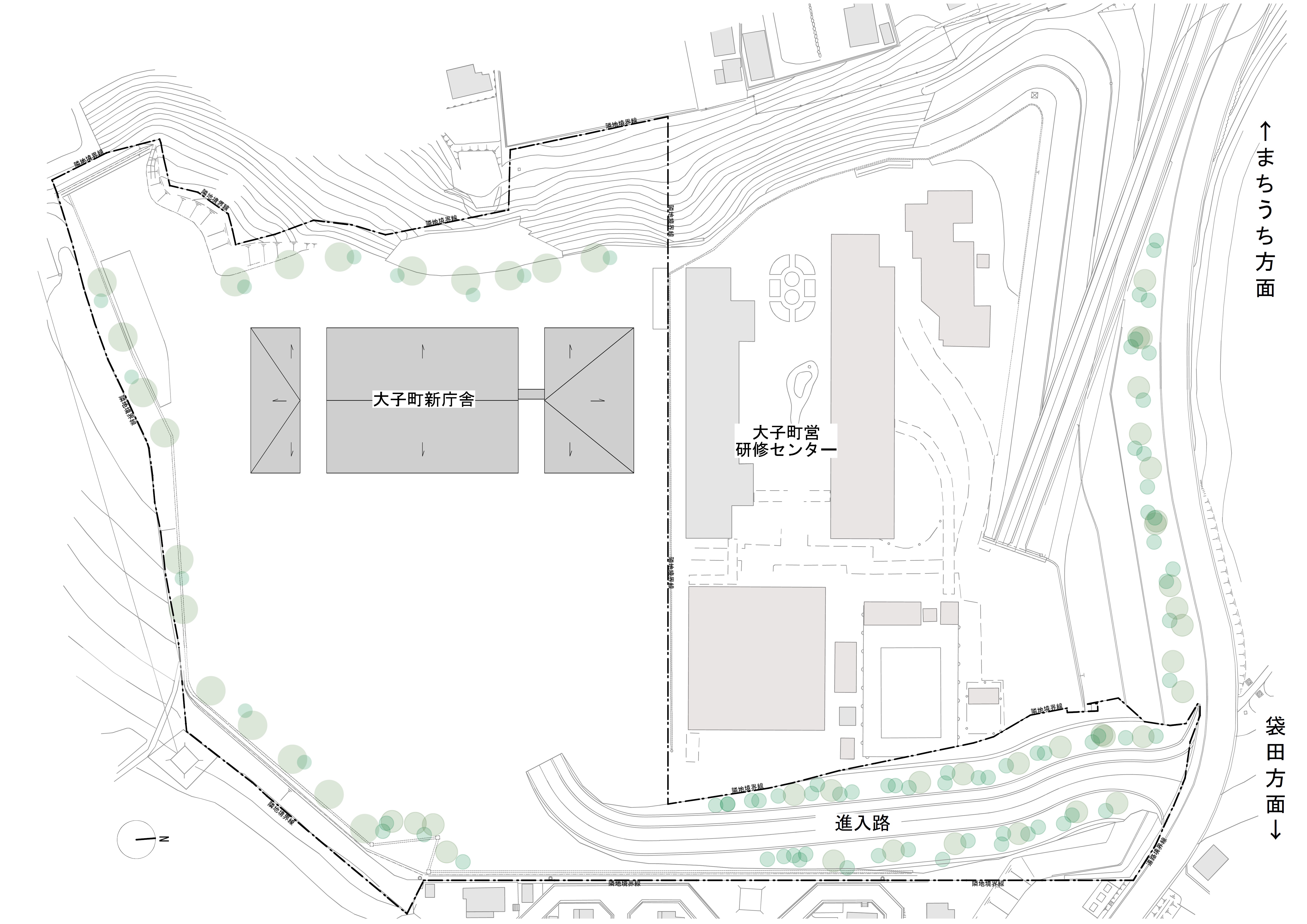 新庁舎HP用本体配置図