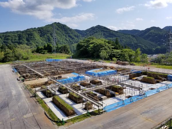 新庁舎建設工事全景