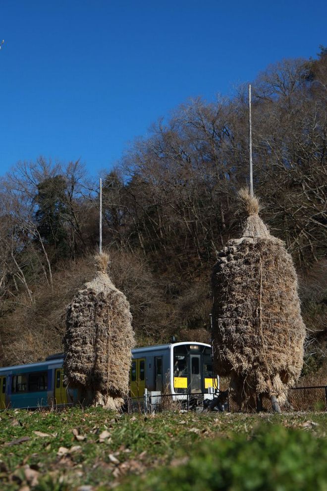 「袋田駅の冬の日常」撮影：廣山亮佑