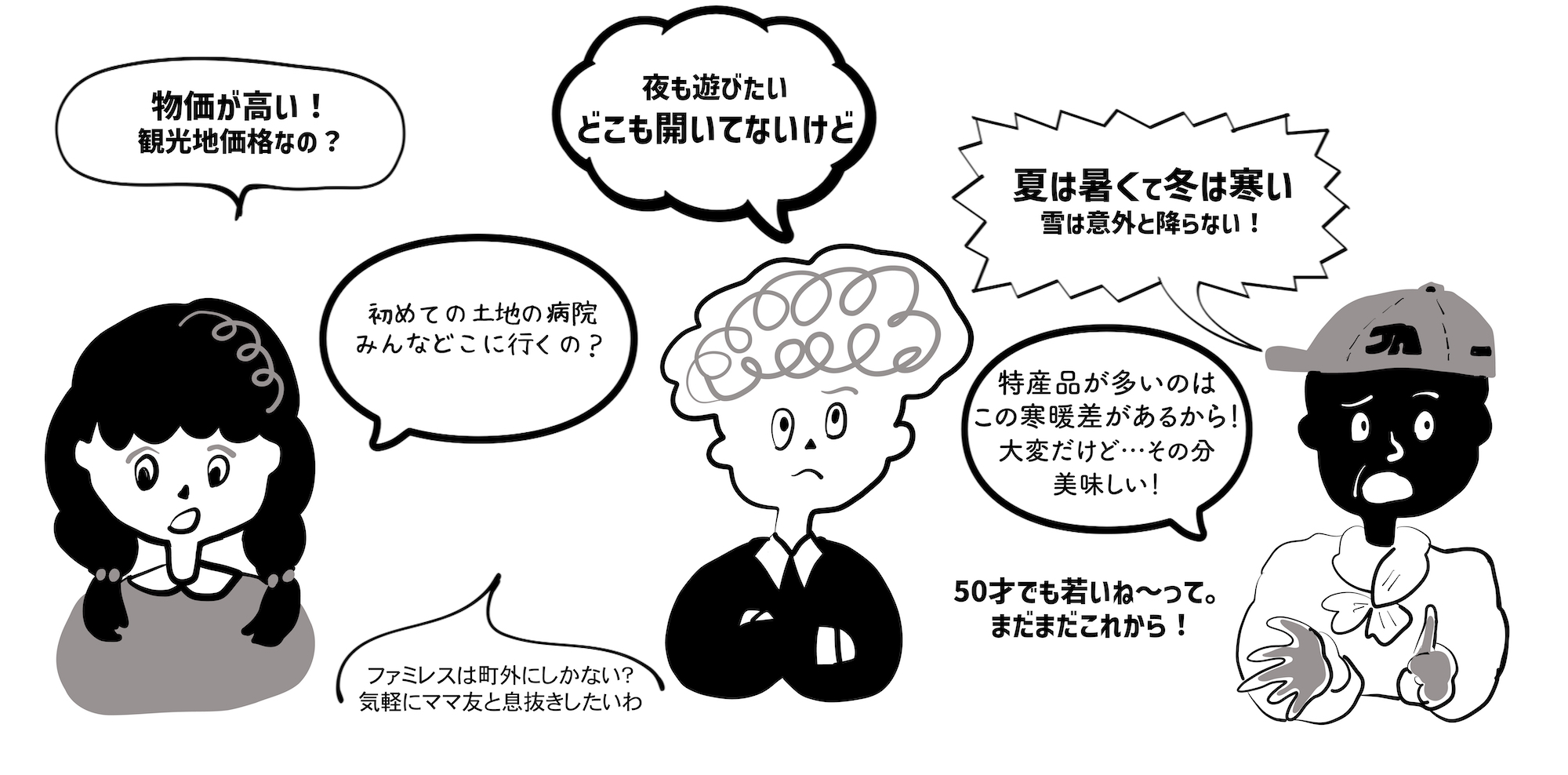 町民の声のイラスト