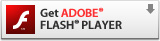 Adobe FlashPlayerをダウンロードするページヘ移動します。